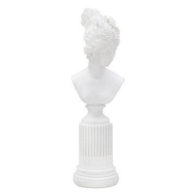 SCULTURA STATUA WOMAN C/PIEDISTALLO CM 11X10,5X35,5